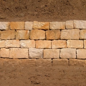 Sandstein Mauerstein Antik